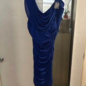 Elegant Blue Evening Dress